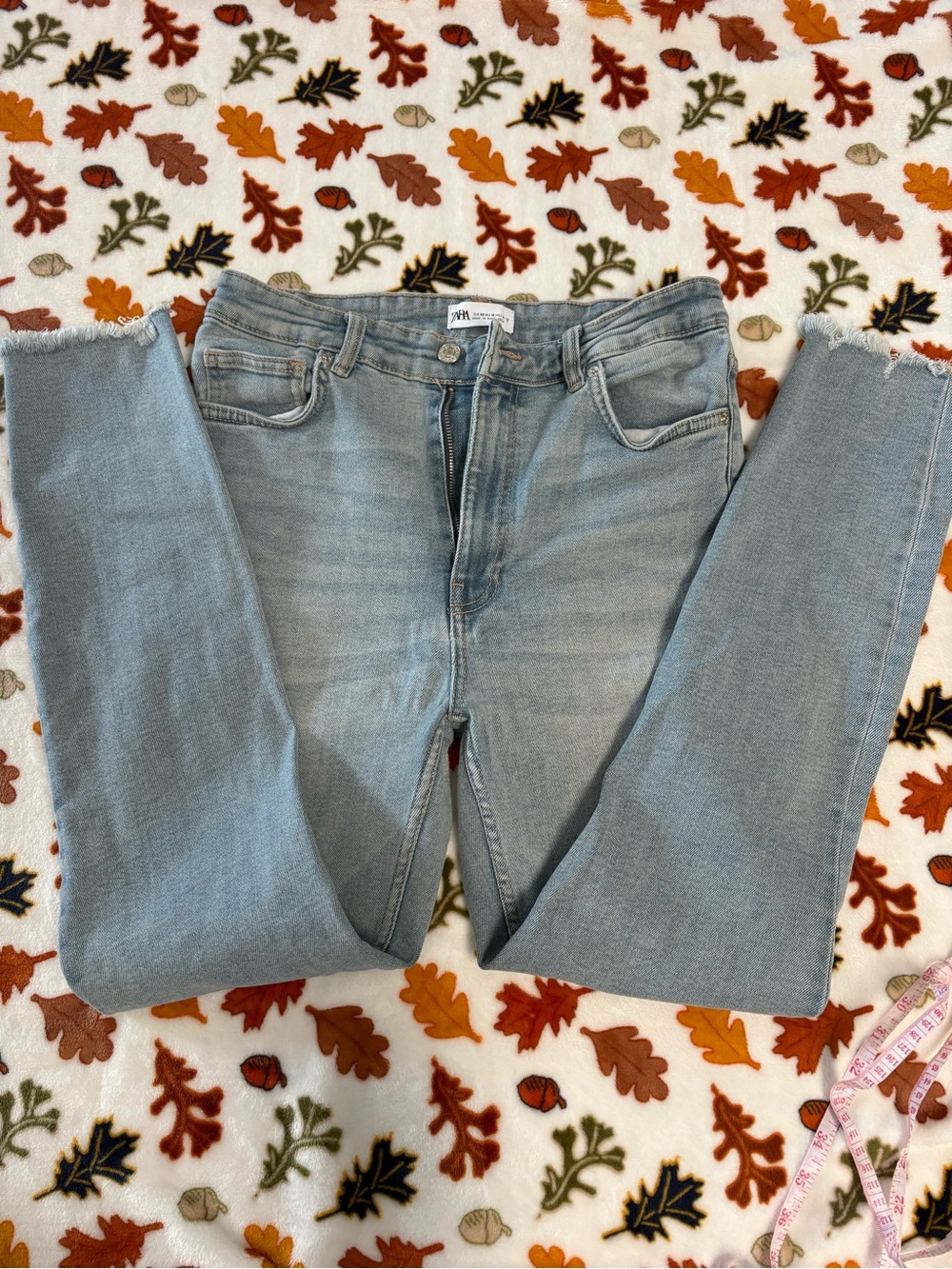 Zara Light Blue Skinny Jeans